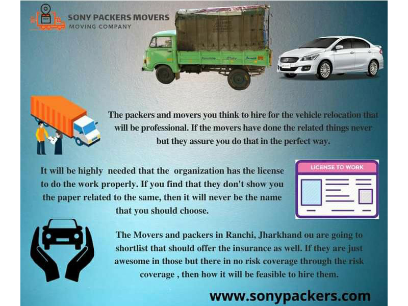 Sony Packers and Movers - Ranchi